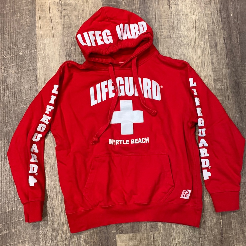Myrtle Beach Lifeguard Hoodie. Adult M.
